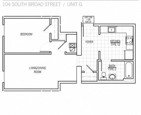 108 South Broad Street 1-2 Beds Apartment, Affordable for Rent - Photo Gallery 21